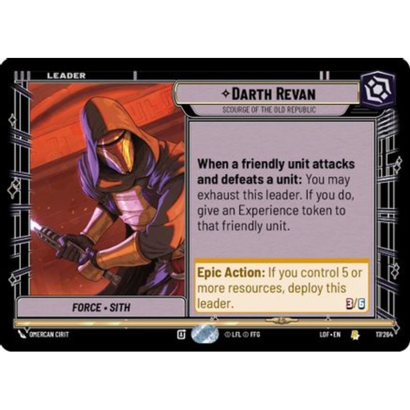 Darth Revan - Scourge of the Old Republic (017/264) - Legends of the Force