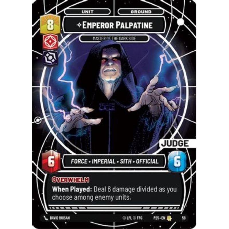 Emperor Palpatine - Master of the Dark Side (58) - Judge Promos Foil
