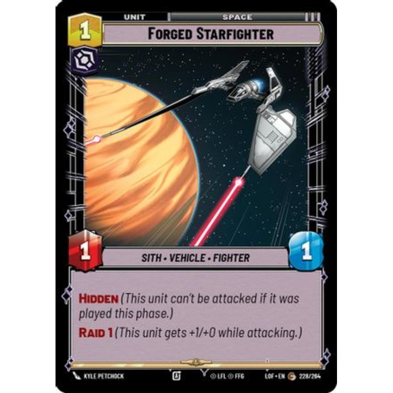 Forged Starfighter (228/264) - Legends of the Force