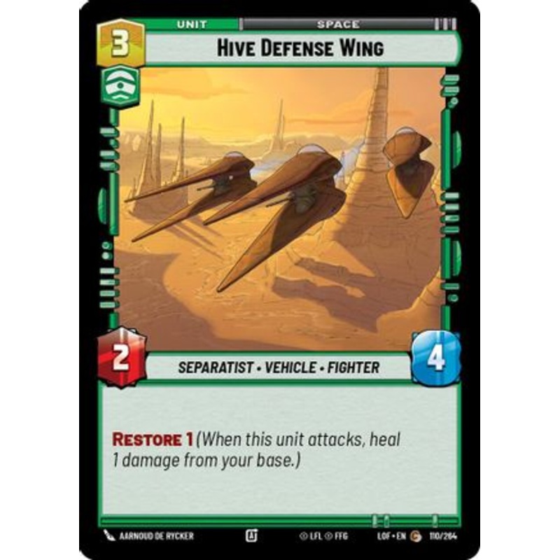 Hive Defense Wing (110/264) - Legends of the Force