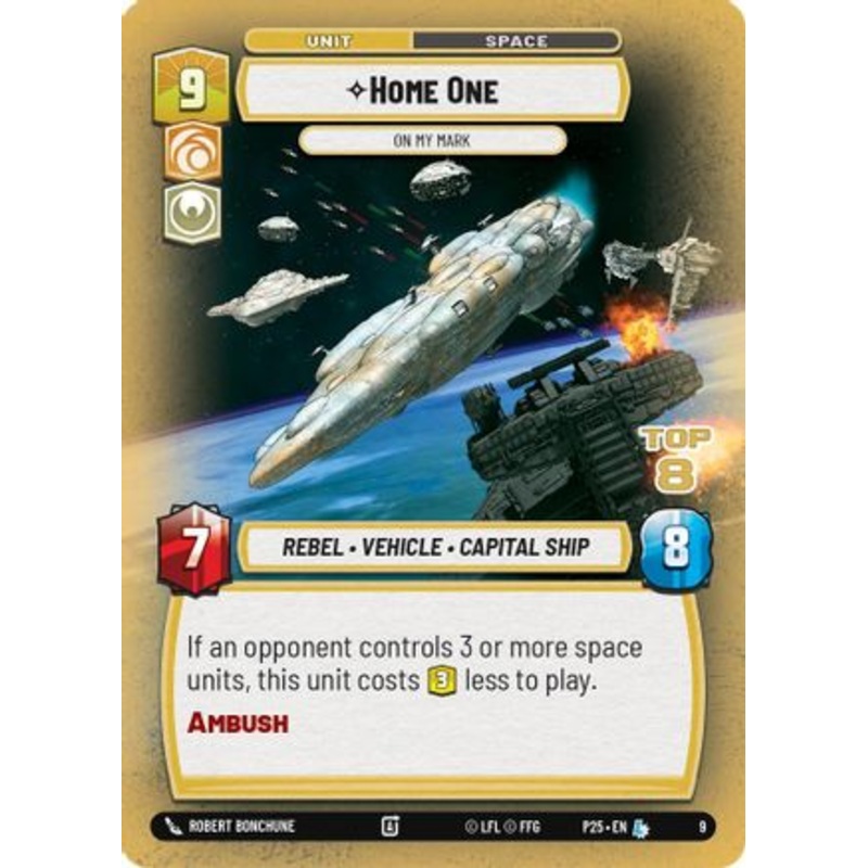 Home One - On My Mark (Top 8) (9) - Organized Play Promos Foil