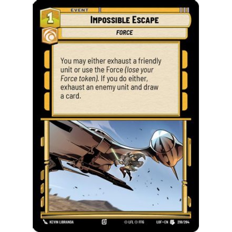 Impossible Escape (218/264) - Legends of the Force