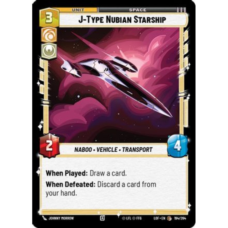 J-Type Nubian Starship (194/264) - Legends of the Force