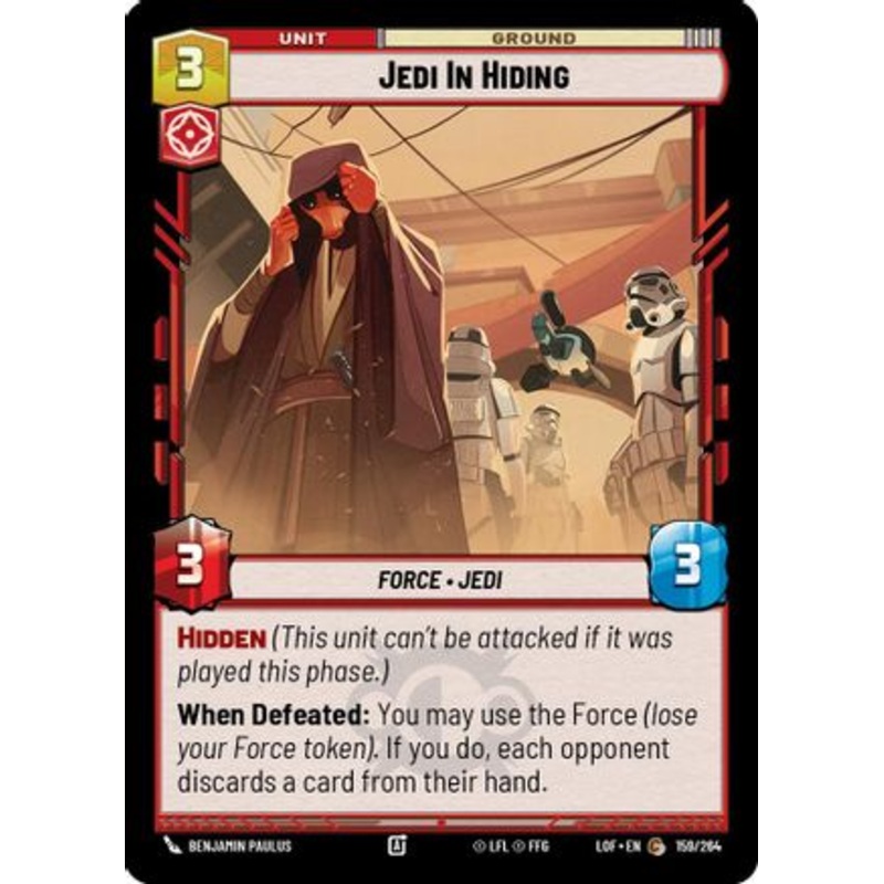 Jedi In Hiding (159/264) - Legends of the Force