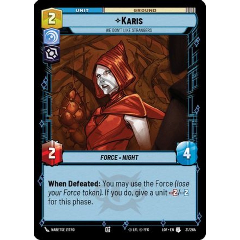 Karis - We Don't Like Strangers (031/264) - Legends of the Force