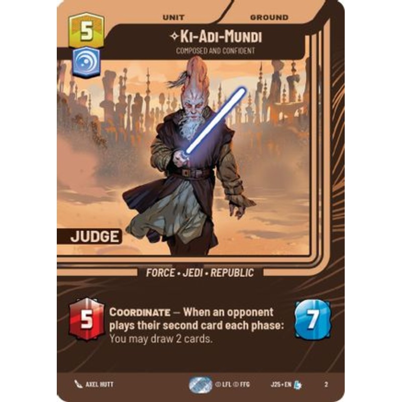 Ki-Adi-Mundi - Composed and Confident (2) - Judge Promos Foil