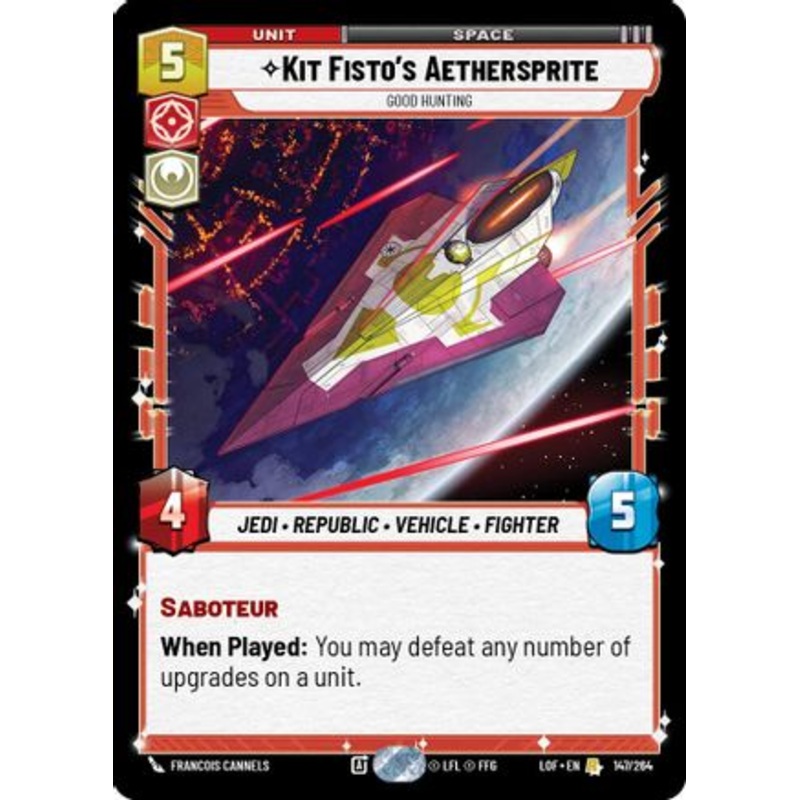 Kit Fisto's Aethersprite - Good Hunting (147/264) - Legends of the Force