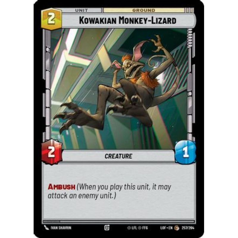 Kowakian Monkey-Lizard (257/264) - Legends of the Force