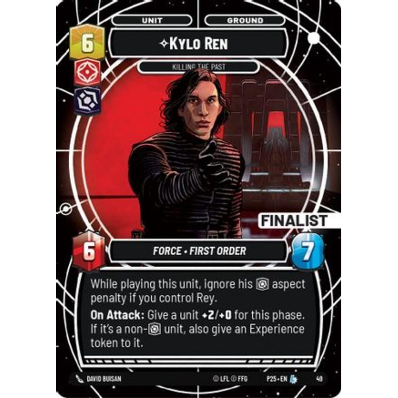 Kylo Ren - Killing the Past (Finalist) (49) - Organized Play Promos Foil