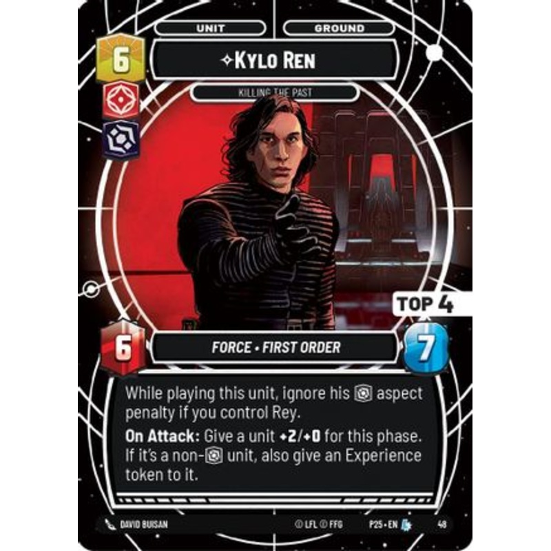 Kylo Ren - Killing the Past (Top 4) (48) - Organized Play Promos Foil