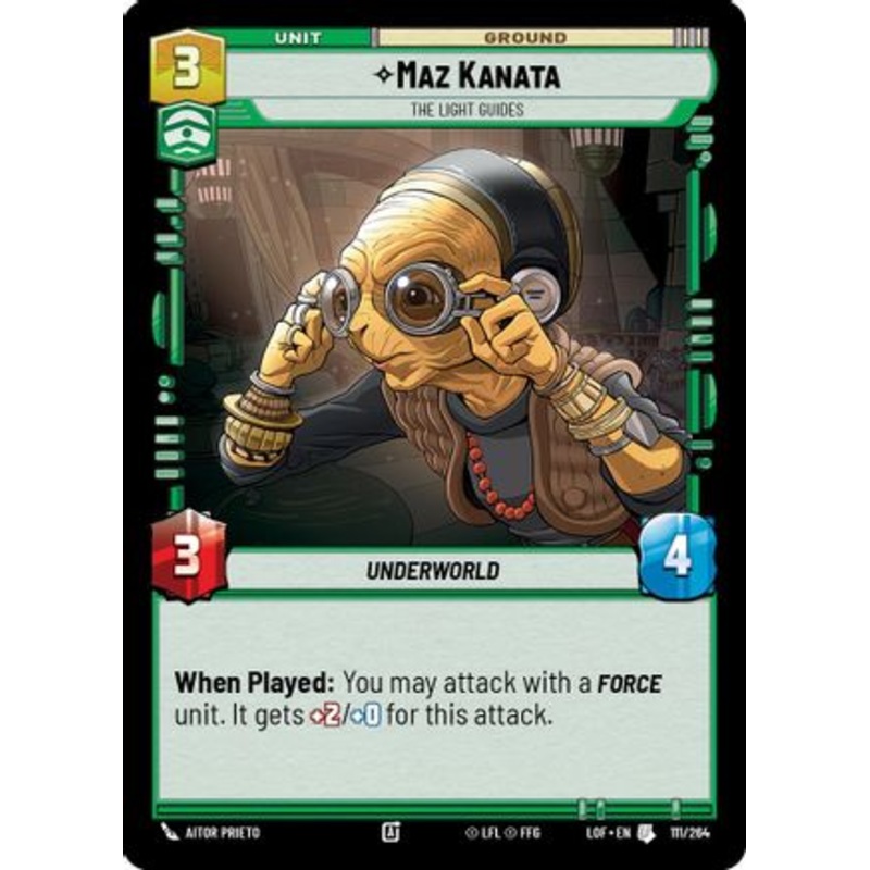 Maz Kanata - The Light Guides (111/264) - Legends of the Force