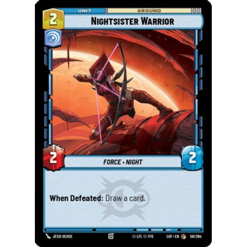 Nightsister Warrior (059/264) - Legends of the Force