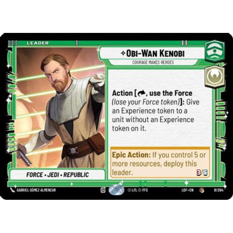 Obi-Wan Kenobi - Courage Makes Heroes (008/264) - Legends of the Force