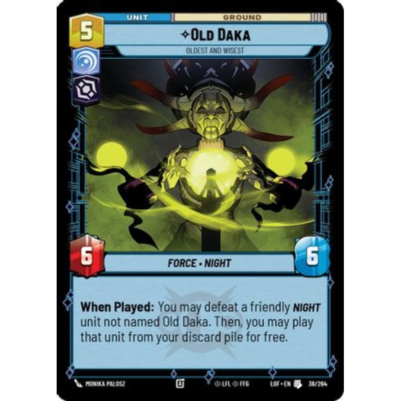 Old Daka - Oldest and Wisest (036/264) - Legends of the Force