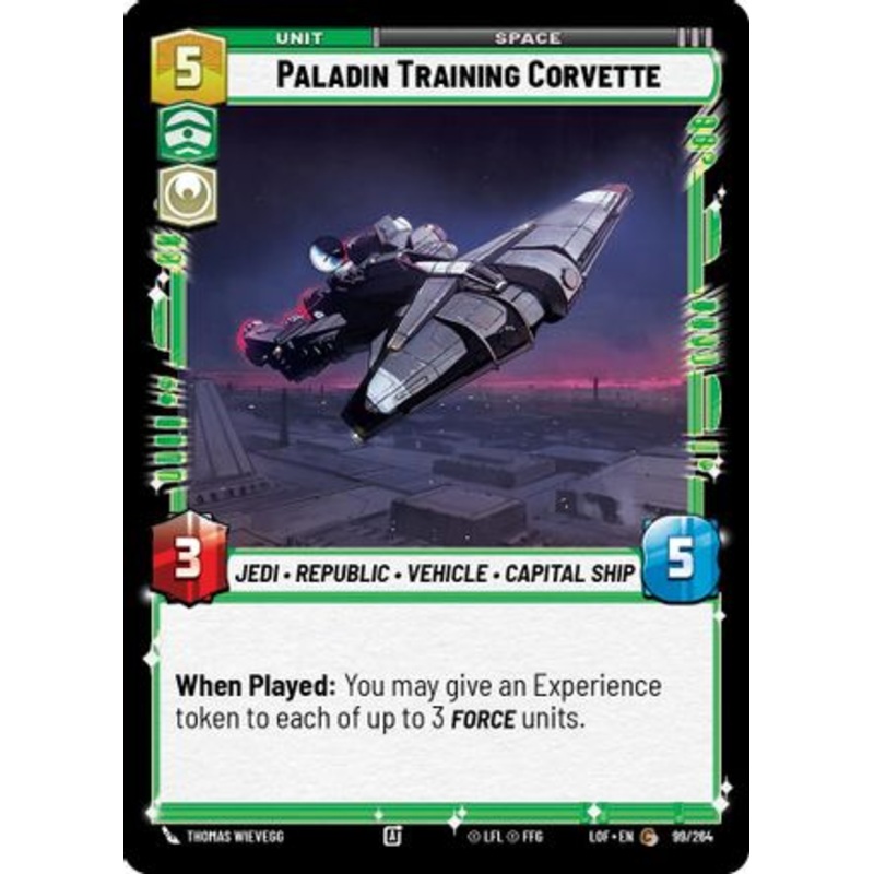 Paladin Training Corvette (099/264) - Legends of the Force