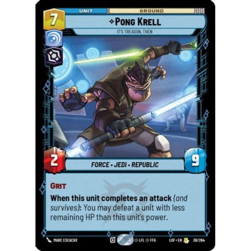 Pong Krell - It's Treason, Then (038/264) - Legends of the Force