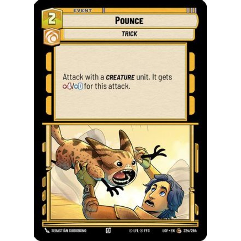 Pounce (224/264) - Legends of the Force
