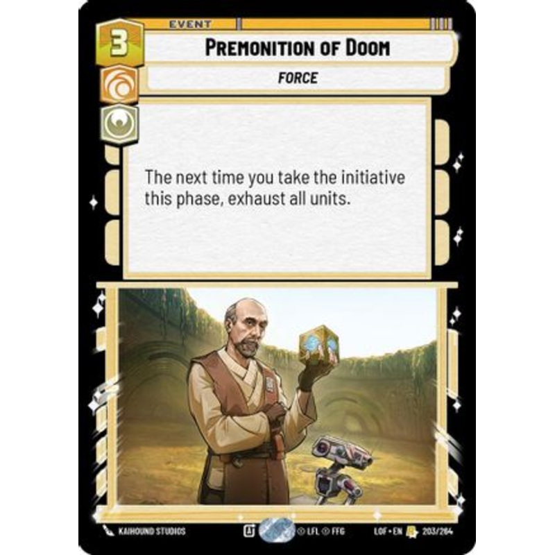 Premonition of Doom (203/264) - Legends of the Force
