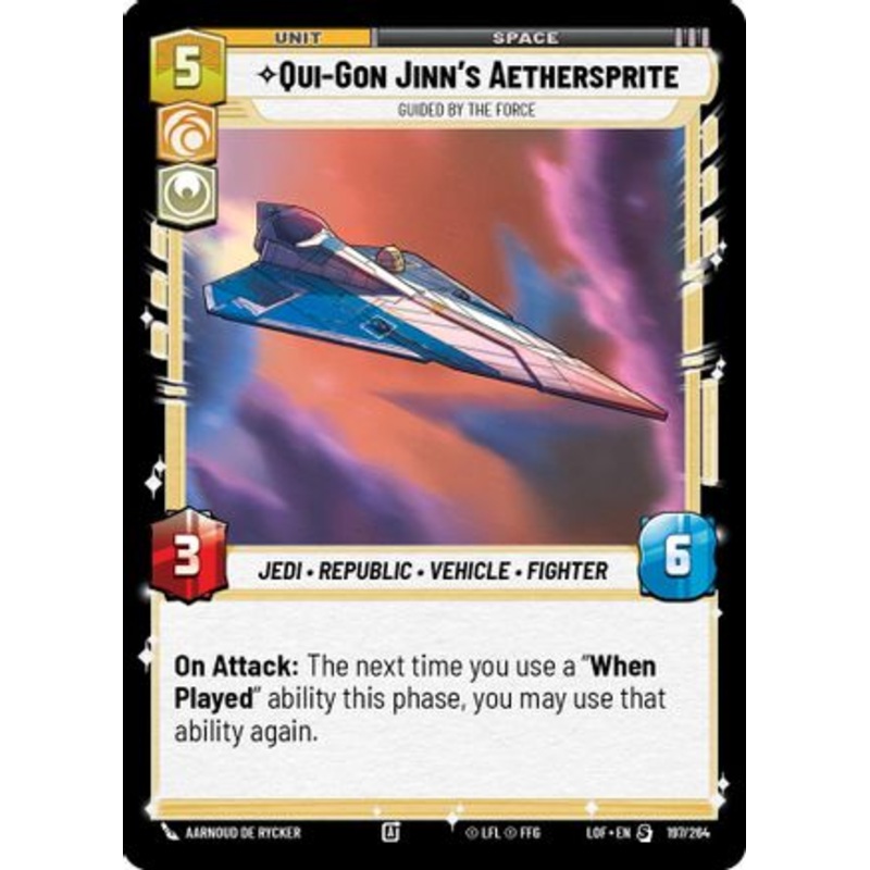 Qui-Gon Jinn's Aethersprite - Guided by the Force (197/264) - Legends of the Force
