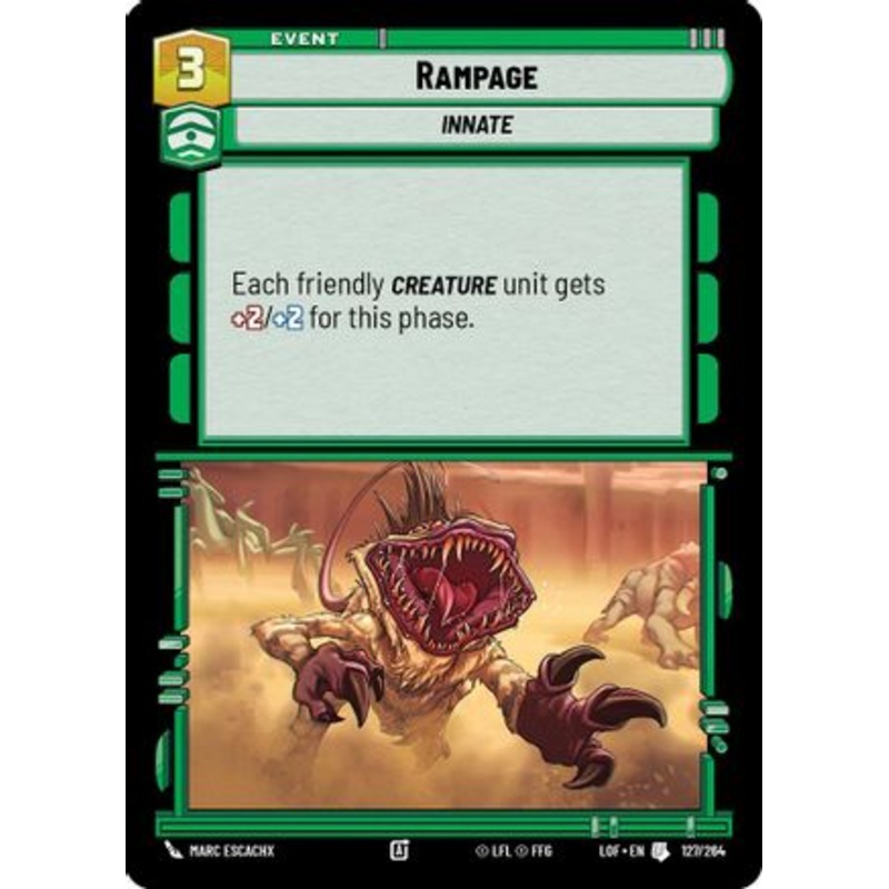 Rampage (127/264) - Legends of the Force