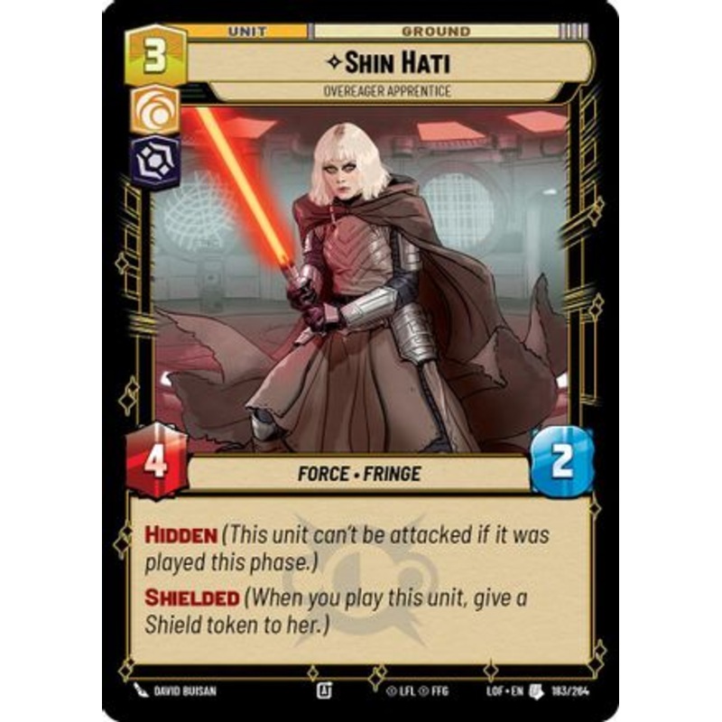 Shin Hati - Overeager Apprentice (183/264) - Legends of the Force