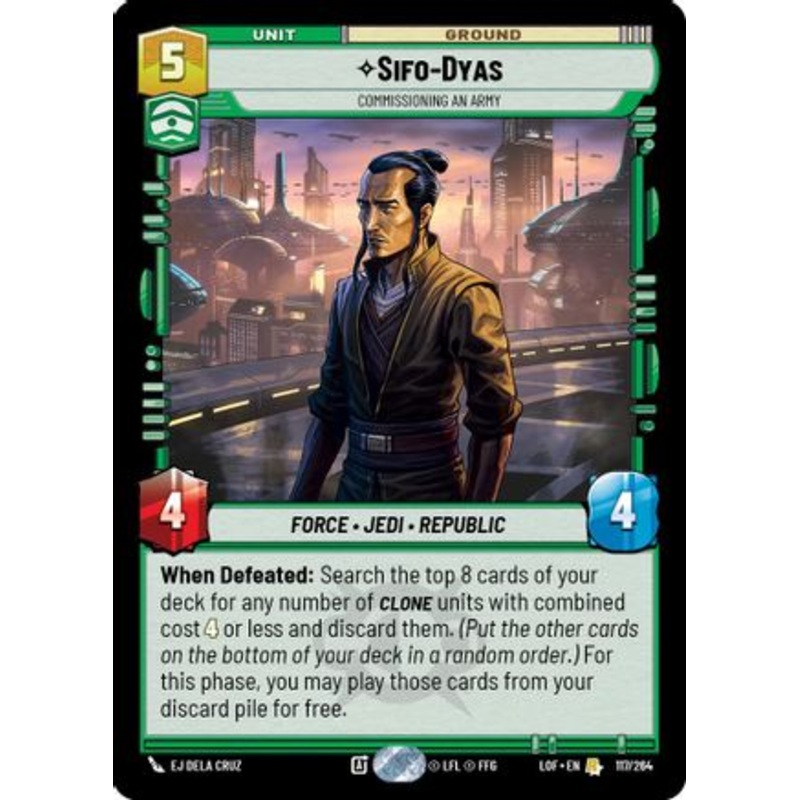 Sifo-Dyas - Commissioning An Army (117/264) - Legends of the Force