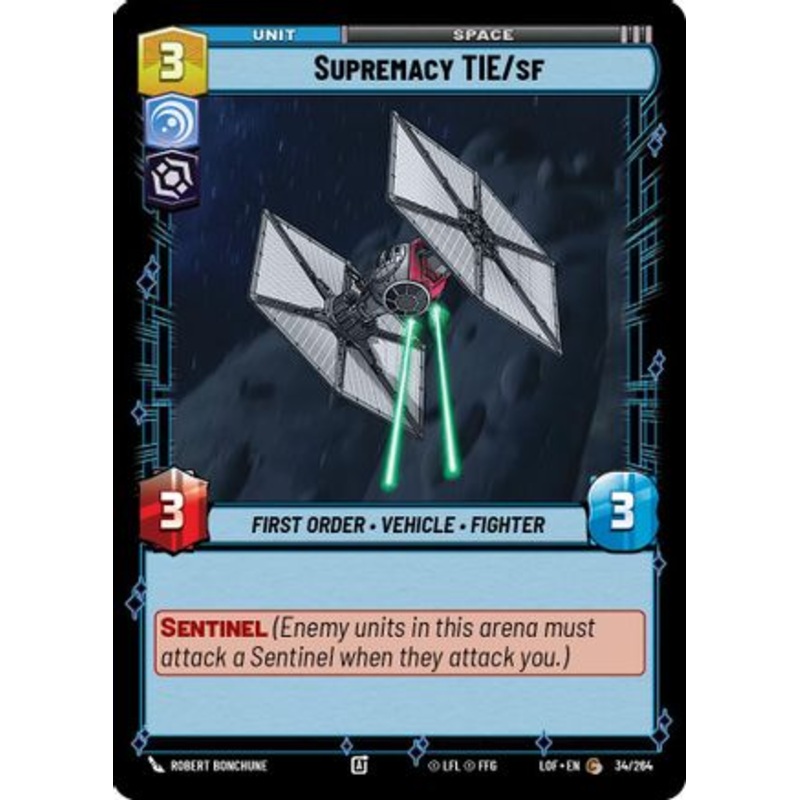 Supremacy TIE/sf (034/264) - Legends of the Force