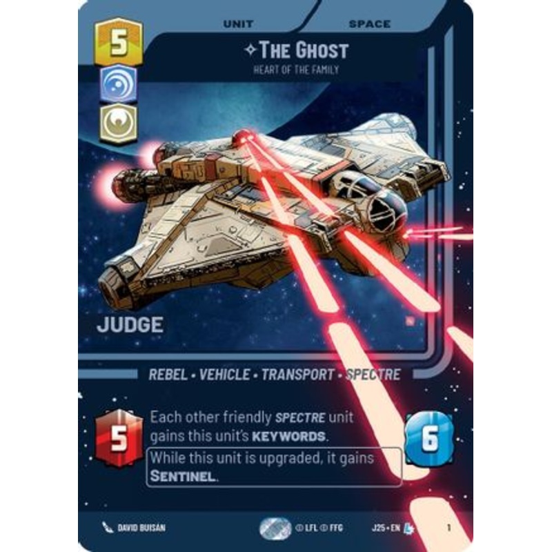 The Ghost - Heart of the Family (1) - Judge Promos Foil