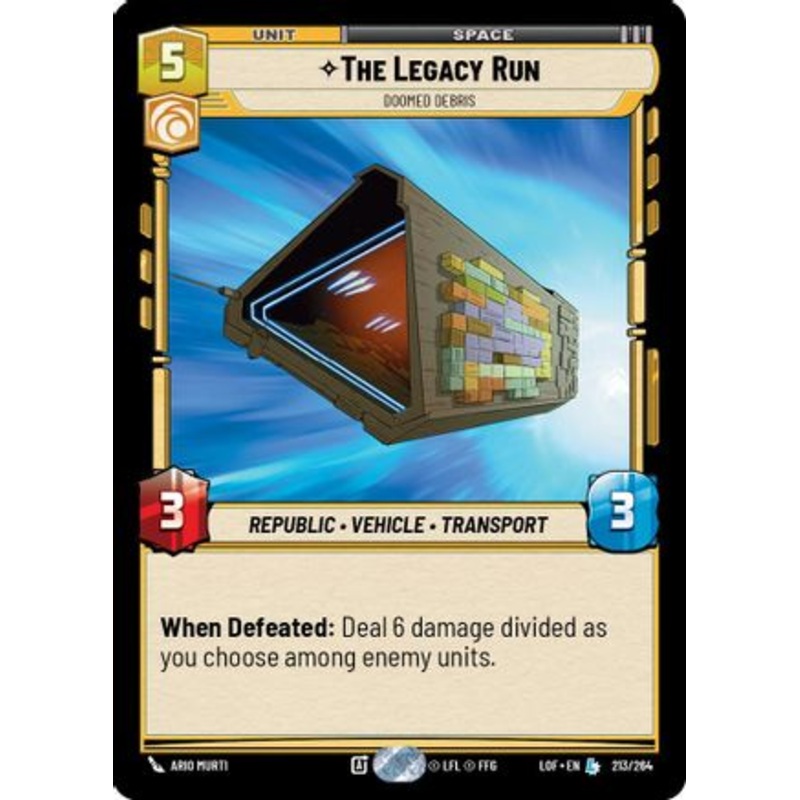 The Legacy Run - Doomed Debris (213/264) - Legends of the Force
