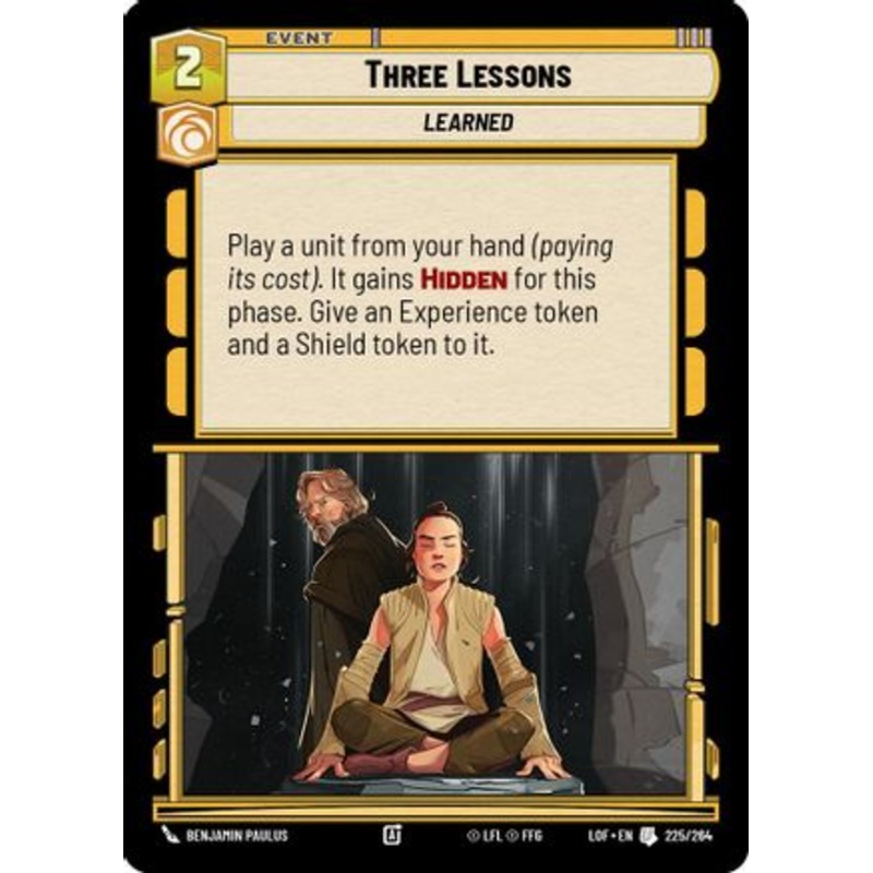 Three Lessons (225/264) - Legends of the Force