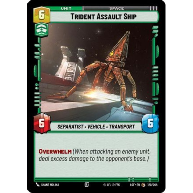 Trident Assault Ship (120/264) - Legends of the Force