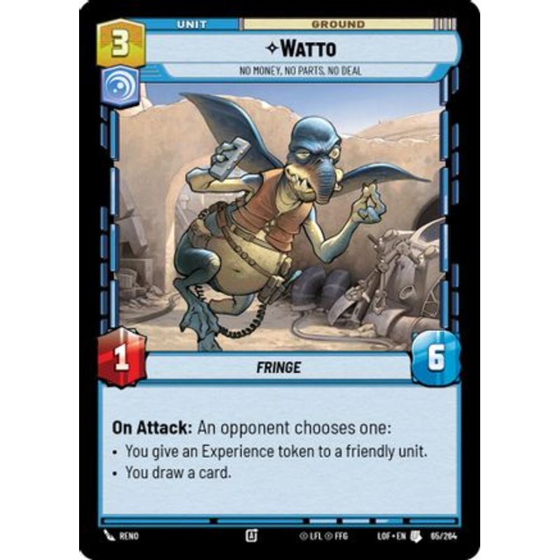 Watto - No Money, No Parts, No Deal (065/264) - Legends of the Force