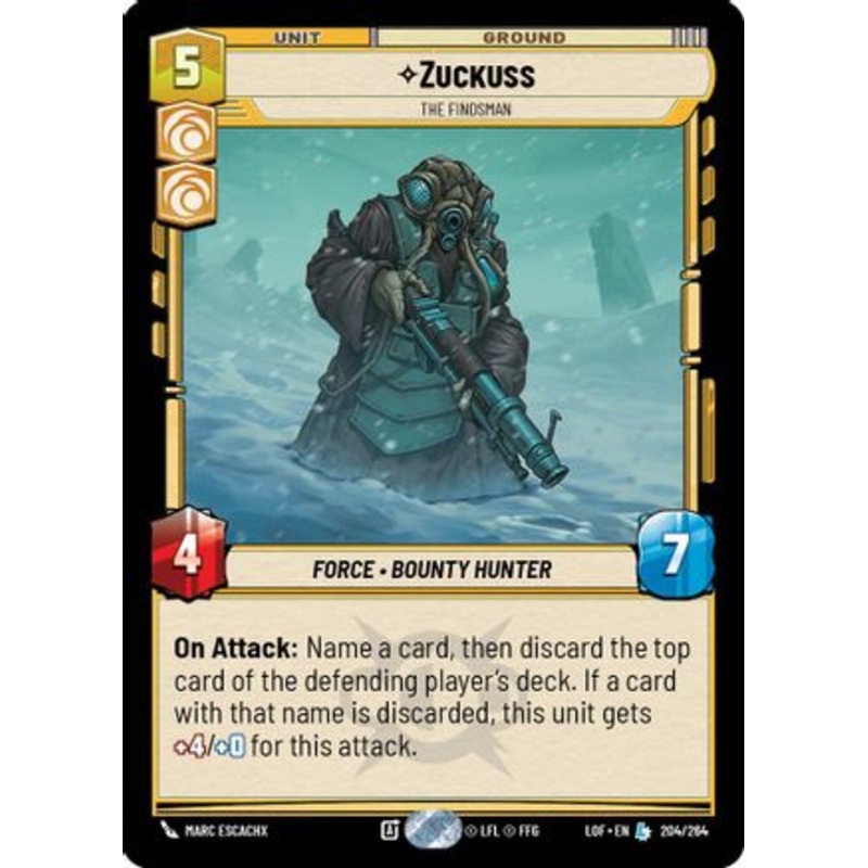 Zuckuss - The Findsman (204/264) - Legends of the Force