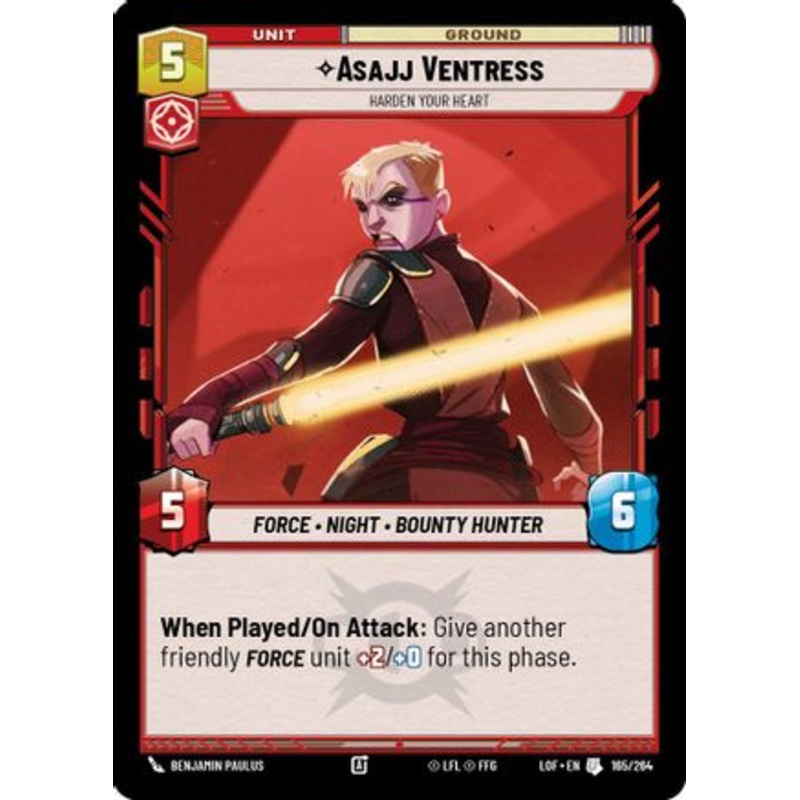 Asajj Ventress - Harden Your Heart (165/264) - Legends of the Force