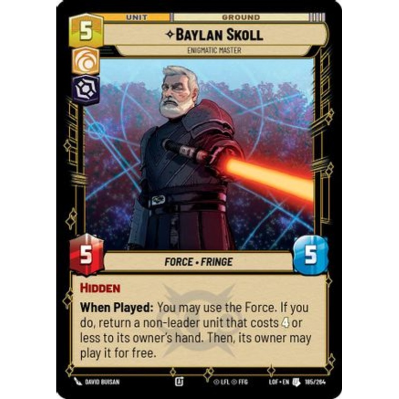 Baylan Skoll - Enigmatic Master (185/264) - Legends of the Force