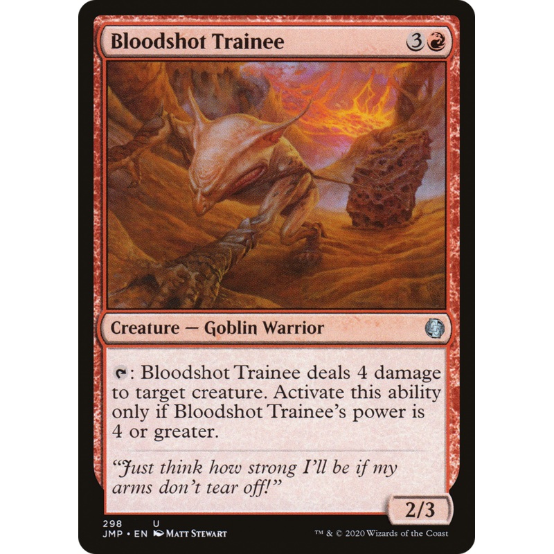 Bloodshot Trainee (JMP-298) - Jumpstart