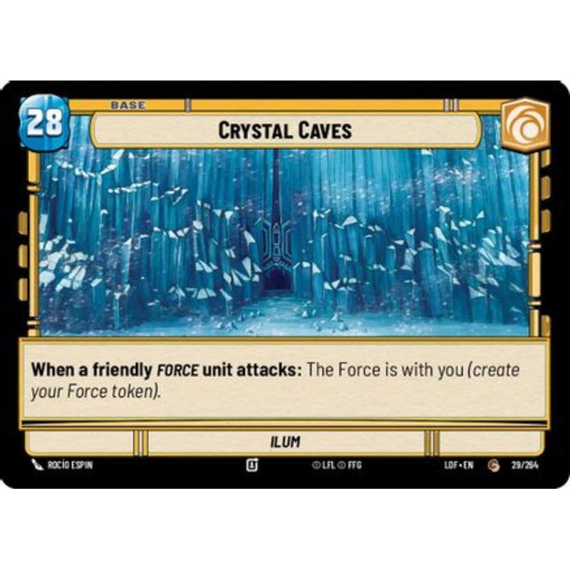 Crystal Caves // Shield (029/264 // T02/T03) - Legends of the Force