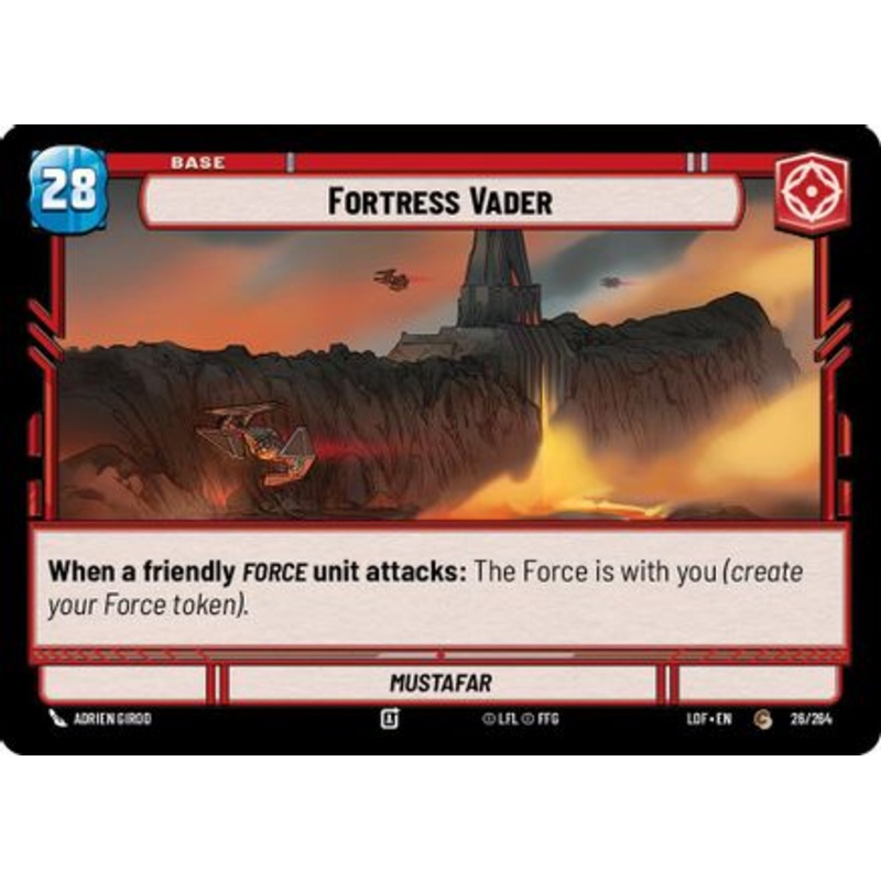 Fortress Vader // Shield (026/264 // T02/T03) - Legends of the Force
