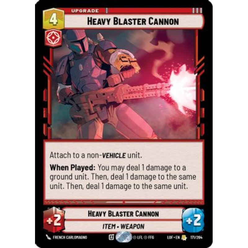Heavy Blaster Cannon (171/264) - Legends of the Force