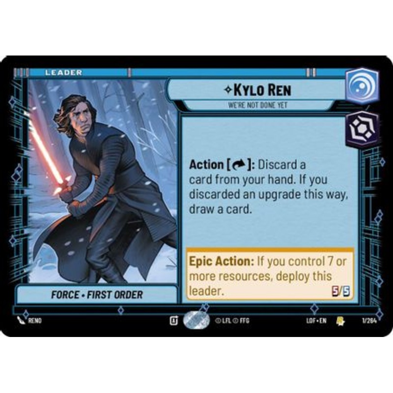 Kylo Ren - We're Not Done Yet (001/264) - Legends of the Force
