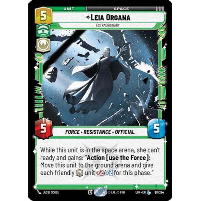 Leia Organa - Extraordinary (098/264) - Legends of the Force