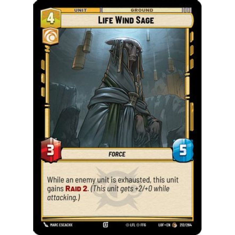 Life Wind Sage (212/264) - Legends of the Force