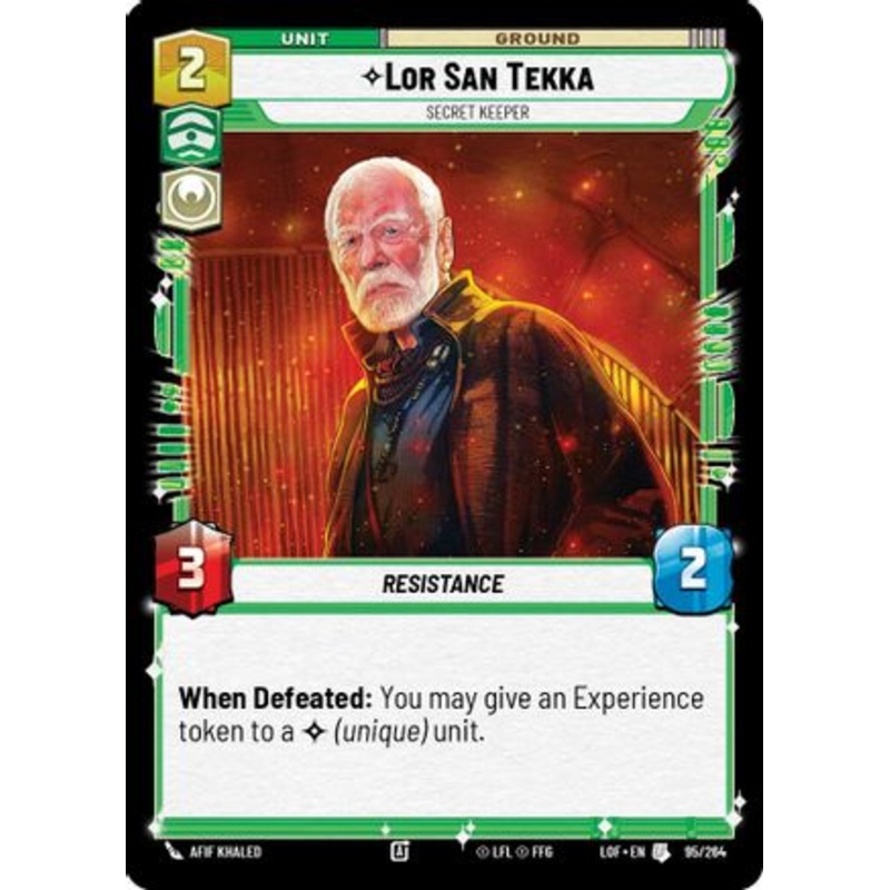 Lor San Tekka - Secret Keeper (095/264) - Legends of the Force