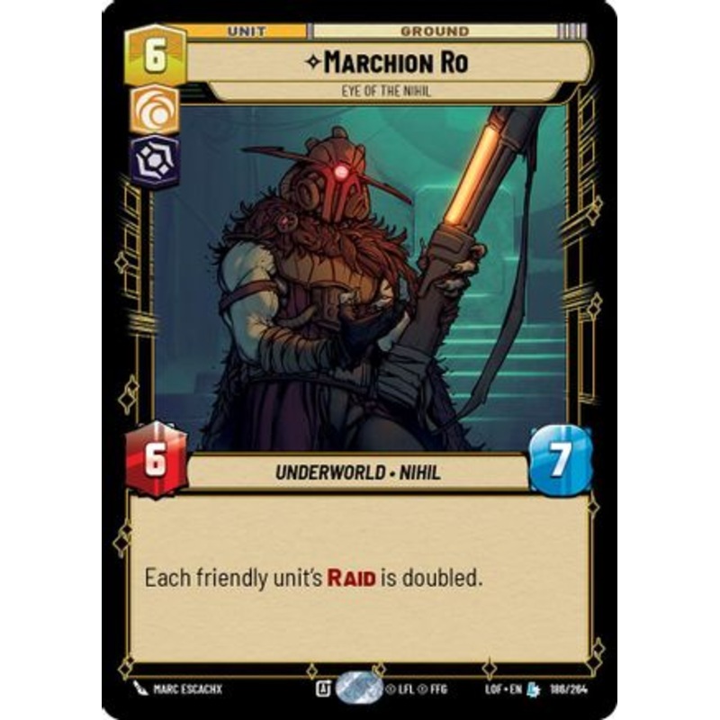 Marchion Ro - Eye of the Nihil (186/264) - Legends of the Force