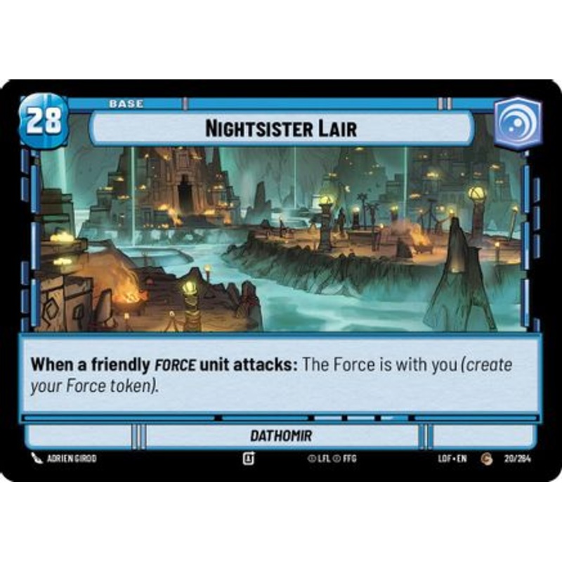 Nightsister Lair // Force (020/264 // T03/T03) - Legends of the Force