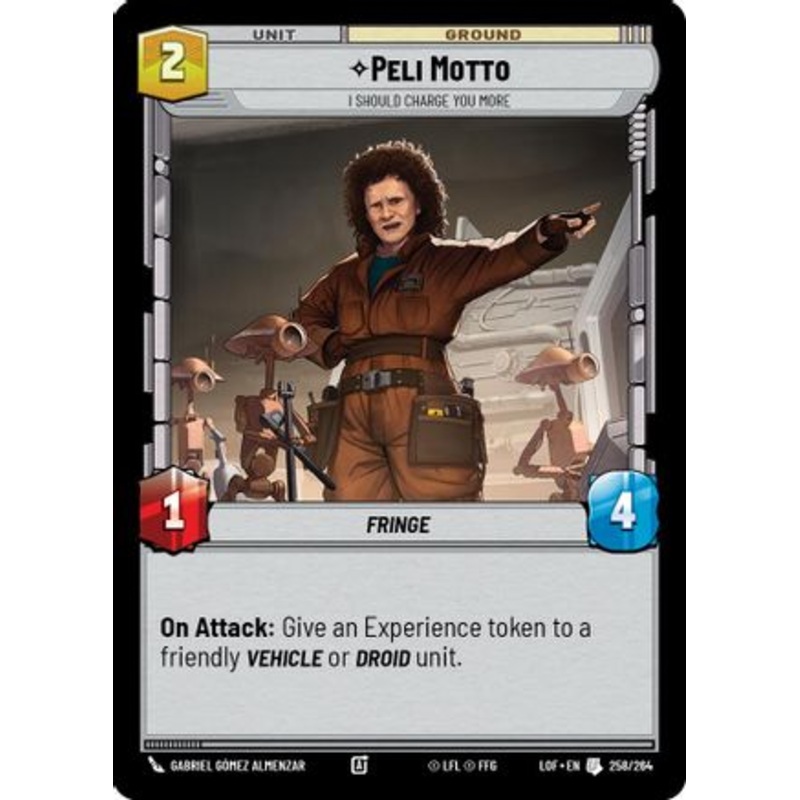 Peli Motto - I Should Charge You More (258/264) - Legends of the Force