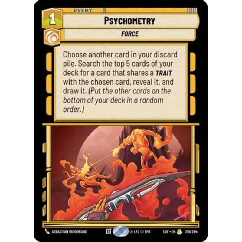 Psychometry (219/264) - Legends of the Force