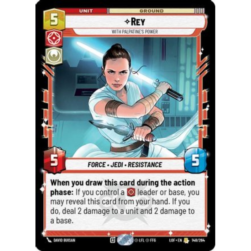 Rey - With Palpatine's Power (148/264) - Legends of the Force