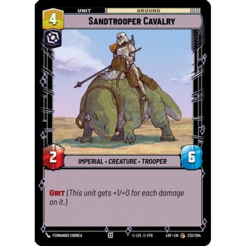 Sandtrooper Cavalry (232/264) - Legends of the Force