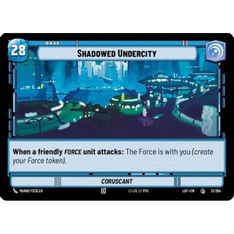 Shadowed Undercity // Shield (021/264 // T02/T03) - Legends of the Force